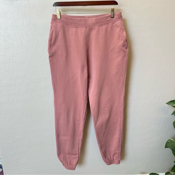 Girlfriend Collective Organic Cotton Mauve Joggers, size S - Picture 10 of 15